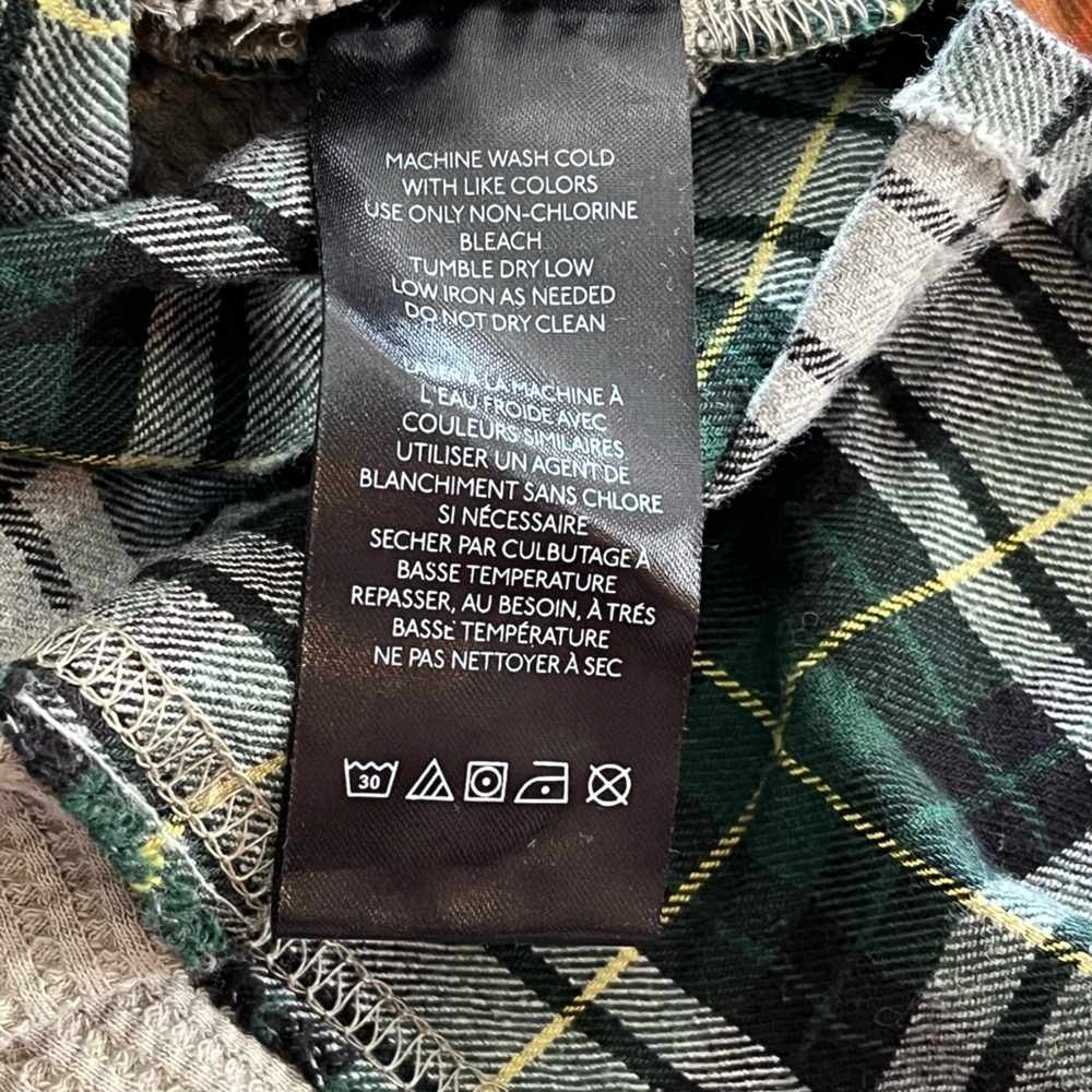 Urban Outfitters x BDG Rory Spliced Patchwork Plaid Flannel Thermal - Picture 13 of 13